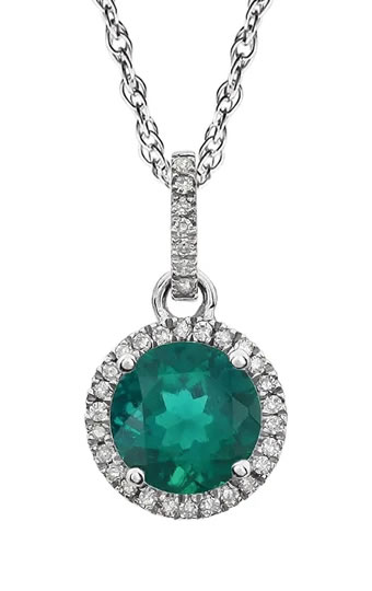 emerald pendant